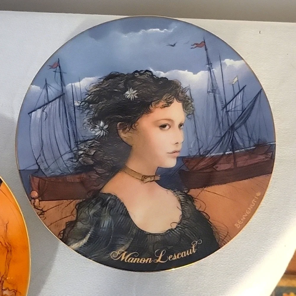 1987 Riccaedo Benvenuti Bradford Exchange Collector Plates